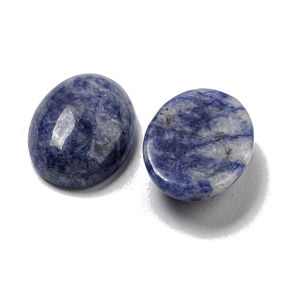 Natural Blue Spot Jasper Cabochons G-C115-01A-36-1