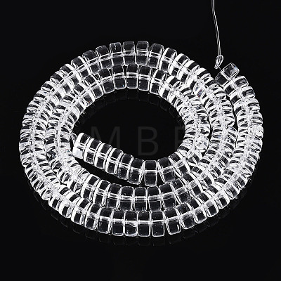 Transparent Glass Beads Strands LS-GLAA-N028-4x8mm-01-1
