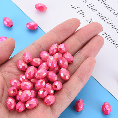 Opaque Acrylic Beads TACR-S153-32I-03-1