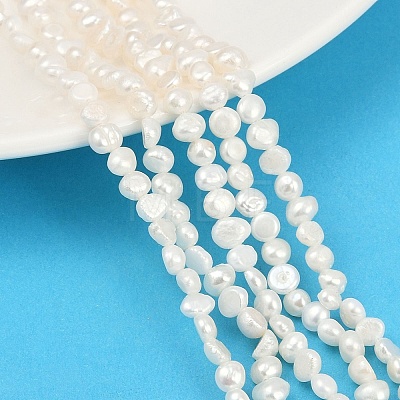 Natural Cultured Freshwater Pearl Beads Strands PEAR-P064-19D-09A-1