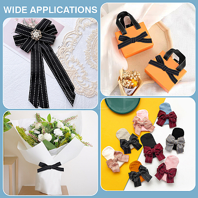 Polycotton Stripe Ribbon OCOR-WH0078-506A-1