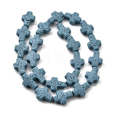 Natural Lava Rock Beads Strands G-L498-E01-01D-1
