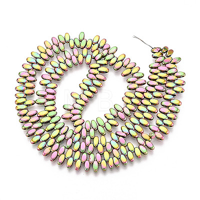 Electroplated Synthetic Non-magnetic Hematite Beads Strands G-T139-65H-1