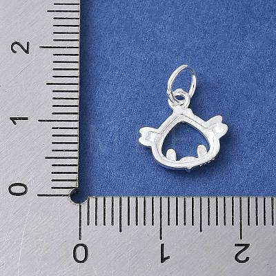 925 Sterling Silver Chinese Zodiac Outline Charms STER-P066-02S-10-1