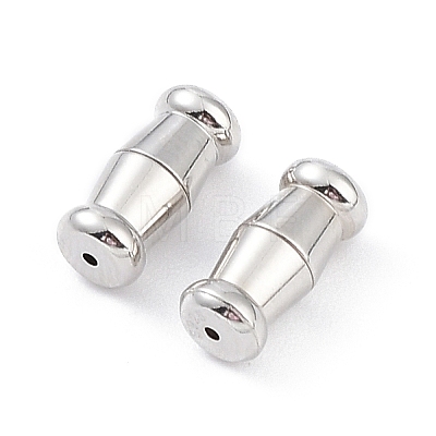 Anti-Tarnish Rhodium Plated 925 Sterling Silver Screw Clasps STER-K173-10P-1