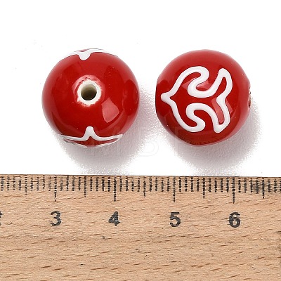 Handmade Porcelain Beads PR-T138-01C-1