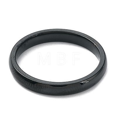 Ion Plating(IP) 304 Stainless Steel Flat Plain Band Rings STAS-I160-D-22mm-B-1