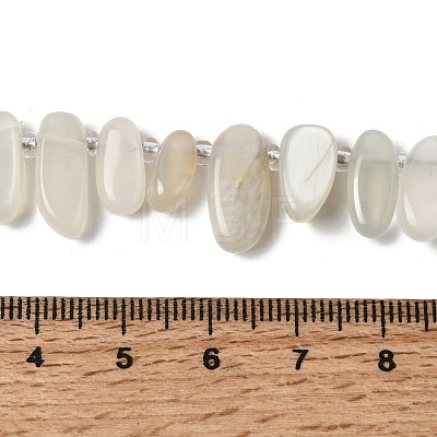 Natural Moonstone Beads Strands G-P604-A27-01-1