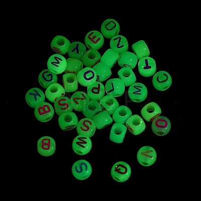 Luminous Transparent Acrylic Beads LACR-282-01A-1