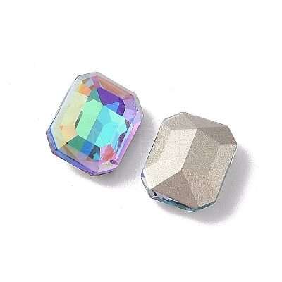 Glass Rhinestone Cabochons RGLA-L029-03A-SPLA-1