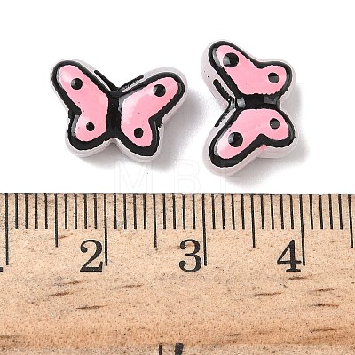 Transparent Glass Enamel Beads LAMP-C023-03B-1