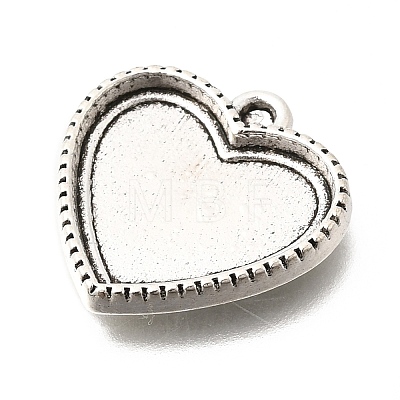 Tibetan Style Alloy Pendant Cabochon Settings for Enamel FIND-D042-09B-AS-1