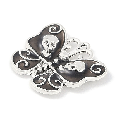 Halloween Rack Plating Alloy Enamel Pendants PALLOY-F018-27AS-01-1