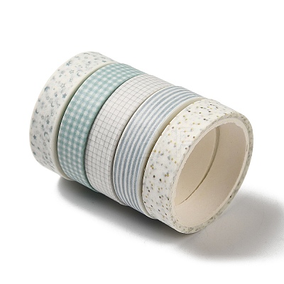 5 Roll 5 style Paper Decorative Adhesive Tapes TAPE-D001-01E-1