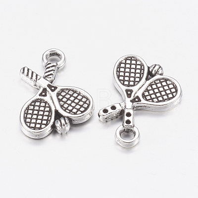 Tibetan Style Zinc Alloy Pendants TIBEP-R334-135AS-RS-1