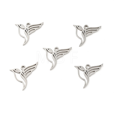 Non-Tarnish 201 Stainless Steel Pendants STAS-E015-05P-1