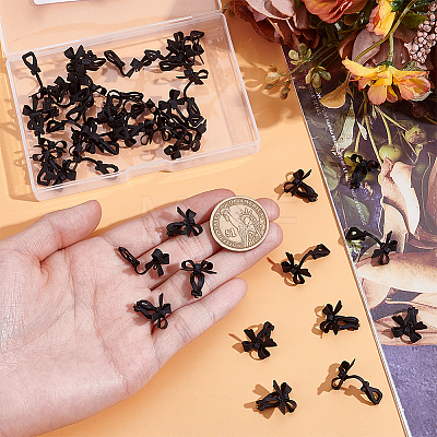 42Pcs Brass Clip-on Earrings EJEW-ME0001-24B-1