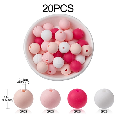 Food Grade Eco-Friendly Silicone Focal Beads SIL-YW0001-13A-1