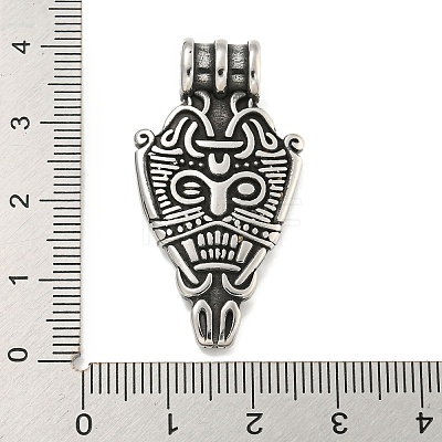 316 Surgical Stainless Steel Pendants STAS-E212-90AS-1