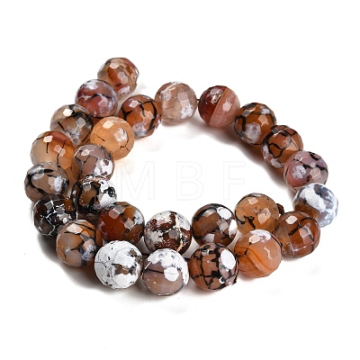 Natural Fire Crackle Agate Beads Strands G-L595-A02-01C-1