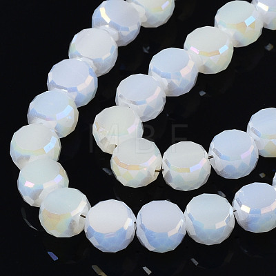 Electroplate Glass Beads Strands EGLA-Q125-002-A07-1