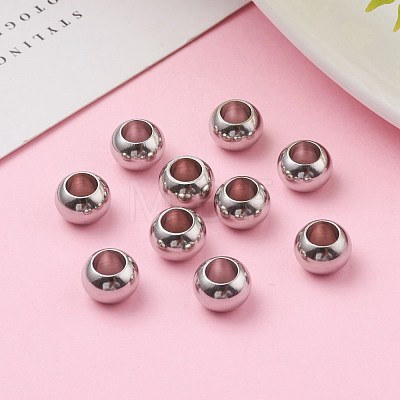 304 Stainless Steel Rondelle Beads X-STAS-I020-14-1