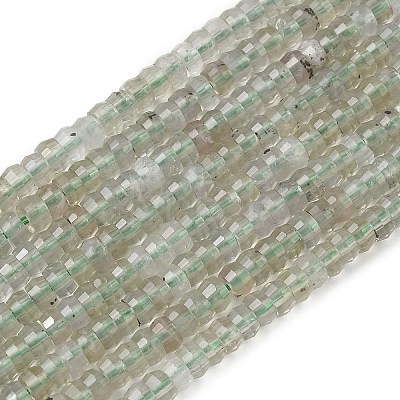 Natural Green Quartz Beads Strands G-A299-A25-01-1