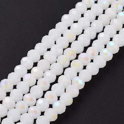 Electroplate Glass Beads Strands EGLA-A044-J1mm-L05-1