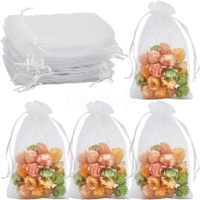 100pcs Large Organza Pouches Portable Shoes Bag Travel Storage Drawstring Bags OP-SP0001-03D-01-1