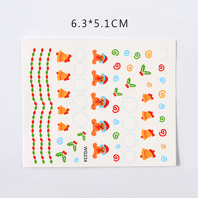 Nail Art Water Transfer Stickers Decals MRMJ-F003-02-1