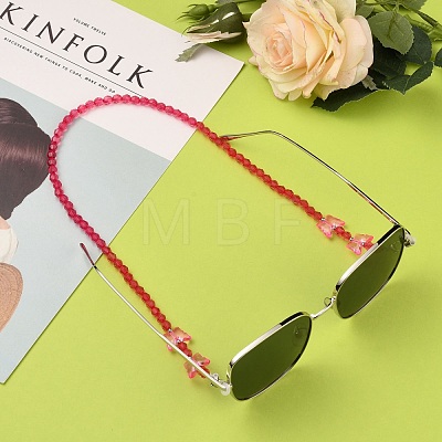 Butterfly Design Eyeglass Chains for Women AJEW-EH00255-1