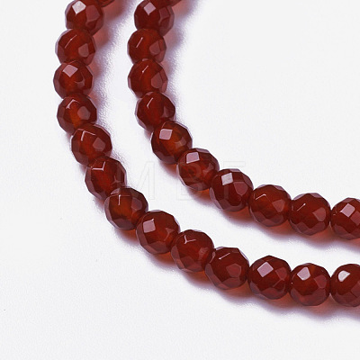 Natural Carnelian Beads Strands G-F596-12A-3mm-1