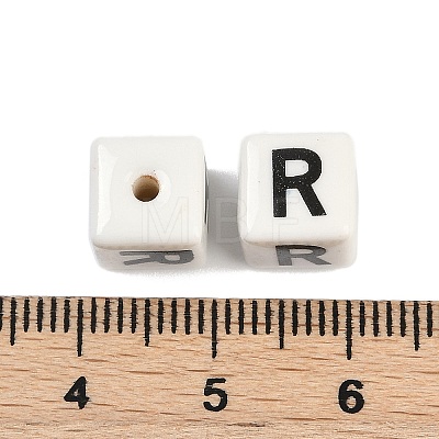 Porcelain Beads X1-PORC-R003-08R-1