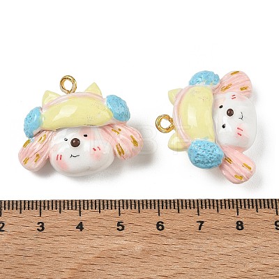 Handmade Polymer Clay Pendants PY-CBABDB7-11C-1