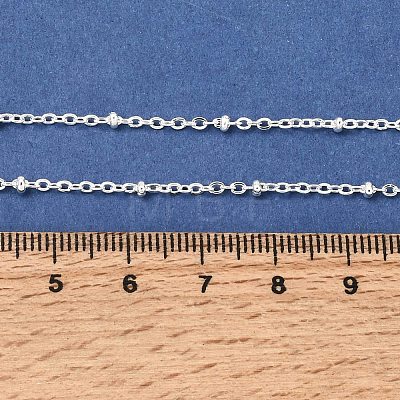 PVD Vacuum Plating 304 Stainless Steel Satellite Chain Necklaces X-MAK-L015-41S-1