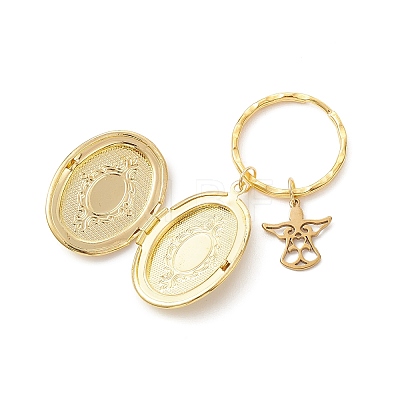 Brass Locket Keychains KEYC-JKC01465-1