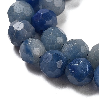 Natural Blue Aventurine Beads Strands G-C150-B05-01-1