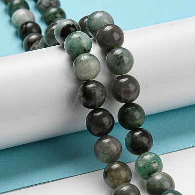 Natural Emerald Quartz Beads Strands G-A219-A02-03-1