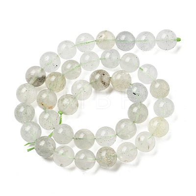 Natural Green Beryl Beads Strands G-F787-01-10mm-1