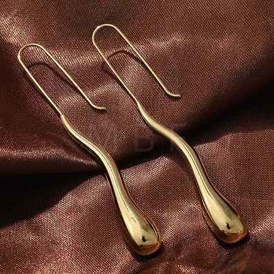 304 Stainless Steel Dangle Earrings EJEW-U048-01G-1