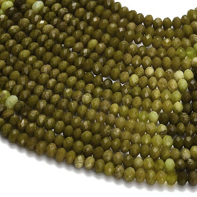 Gradient Color Natural Yellow Green Opal Beads Strands GG-CBA9722-B01-01-1