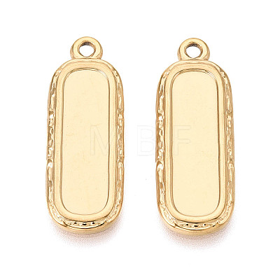 304 Stainless Steel Pendant Cabochon Settings STAS-N108-61G-1