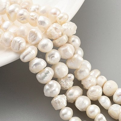 Natural Cultured Freshwater Pearl Beads Strands PEAR-C003-01A-1