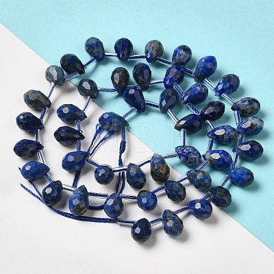 Natural Lapis Lazuli Beads Strands G-H297-B02-01-1
