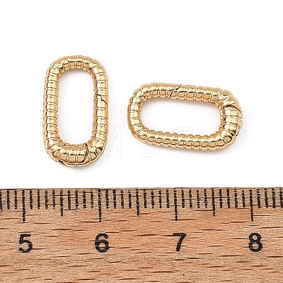 SHEGRACE Brass Spring Gate Rings XGRQ58095-756G-1