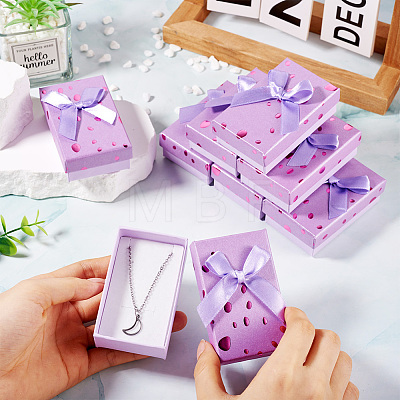 Polka Dot Pattern Cardboard Jewelry Packaging Boxes CON-TAC0011-04B-04-1