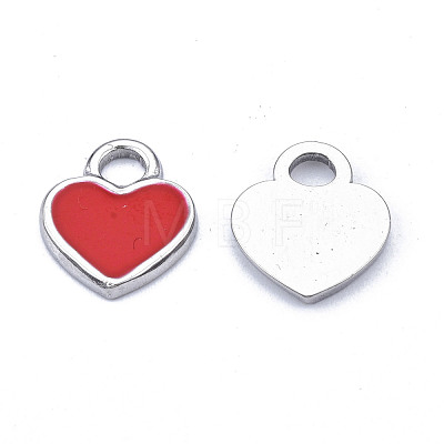 201 Stainless Steel Charms STAS-S080-045P-06-NR-1