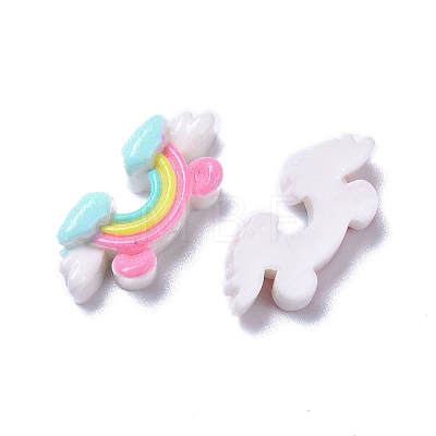 Opaque Cute Resin Decoden Cabochons RESI-B024-03H-1