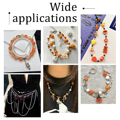   Halloween Theme DIY Jewelry Making Findings Kits DIY-PH0013-51-1