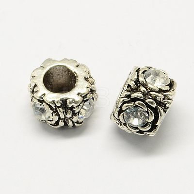 Alloy Rhinestone European Beads LS-MPDL-R036-11H-1